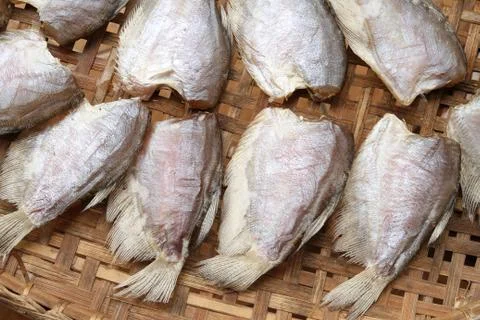 Dried fish Stock Photos