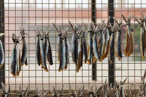 Dried fish Stock Photos
