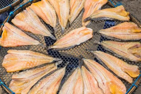 Dried fish Stock Photos
