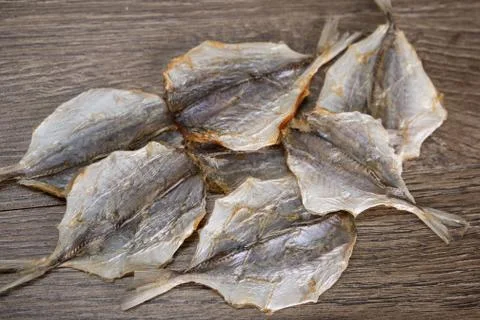 Dried fish Stock Photos