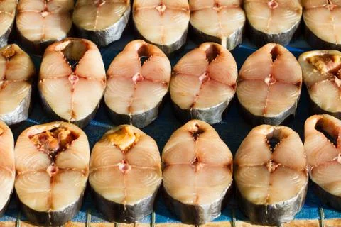 Dried fish Foto stock