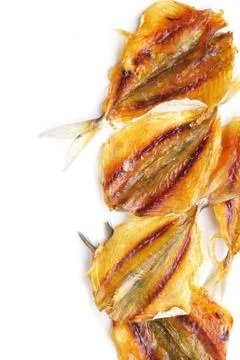 Dried fish Stock Photos