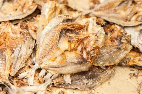 Dried fish Stock Photos