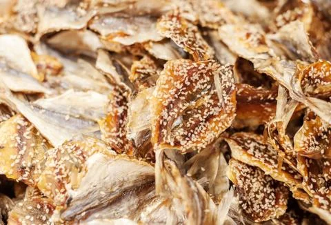 Dried fish Stock Photos