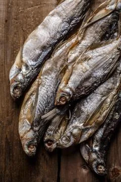Dried fish Stock Photos