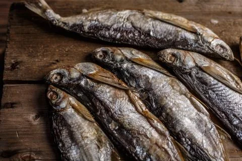 Dried fish Stock Photos