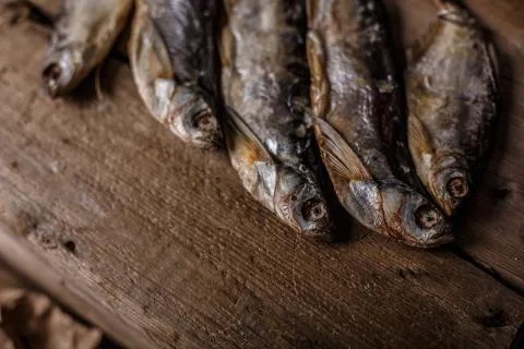 Dried fish Stock Photos