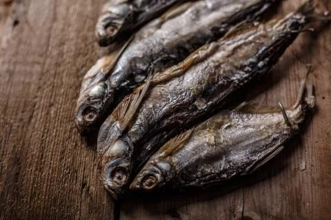 Dried fish Foto stock