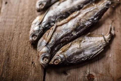 Dried fish Foto stock