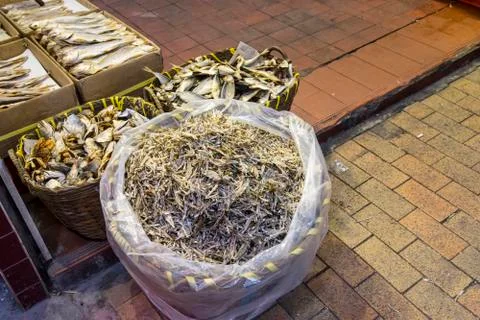 Dried fish Stock Photos