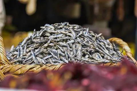 Dried fish Stock Photos