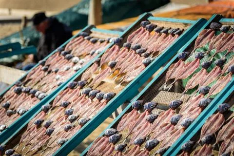 Dried Fish Stock Photos