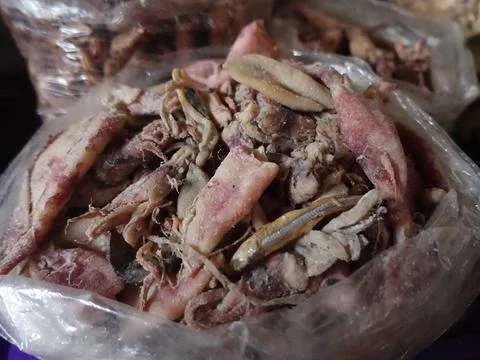 Dried fish Stock Photos