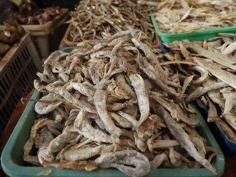 Dried fish Stock Photos
