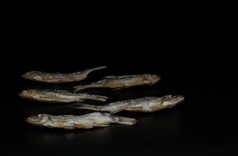 Dried fish Stock Photos