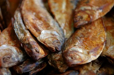 Dried Fish Stock Photos