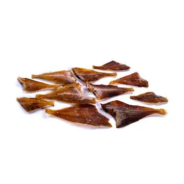 Dried fish on a white background Stock Photos