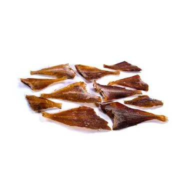 Dried fish on a white background Stock Photos