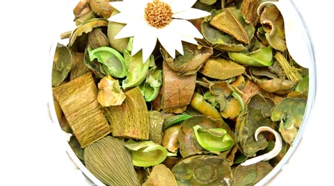 Dried flower arrangement Stock Footage 35508734