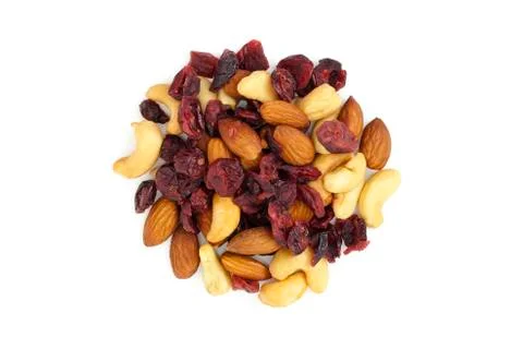 Dried fruit from above Stock Photos