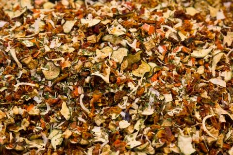 Dried fruit and cereals pattern Stock Photos