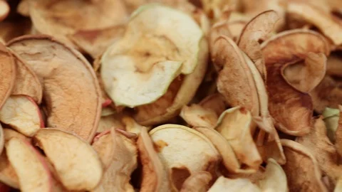 Dried fruit apples closeup Stock Footage 103530857