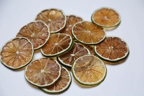 Dried fruit on colored background. Pattern of a fruit frips. Healthy eating Stock Photos