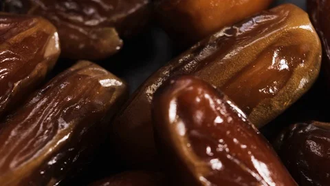 Dried fruit dates, date tree fruits, .dried fruit background Video stock 128572585