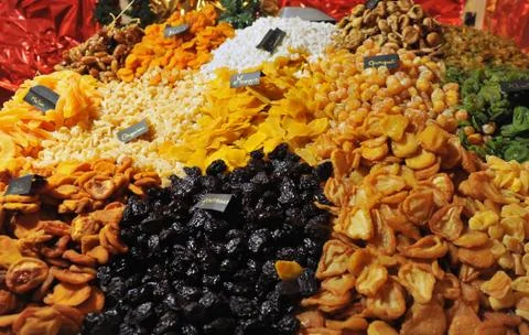 Dried fruit Stock-Fotos