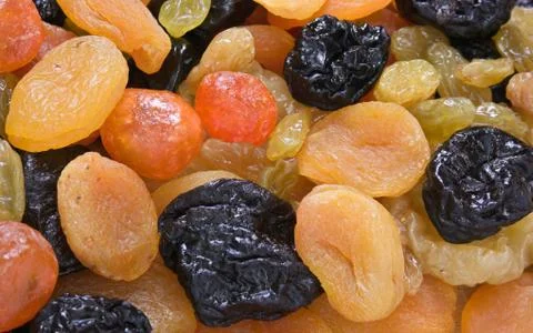 Dried fruit slices Foto stock