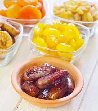 Dried fruits Stock Photos