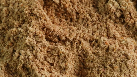 Dried garlic spice close-up macro. Health spices addictive for food and drinks Stock Footage 261774141