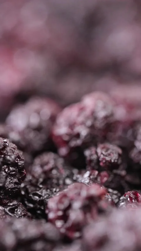 Dried gentle-drying blueberries in bulk 動画素材 235974302