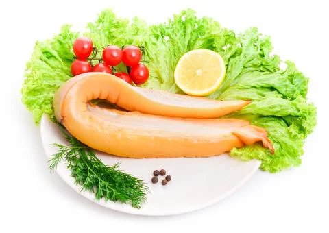 Dried giant squid Stock Photos