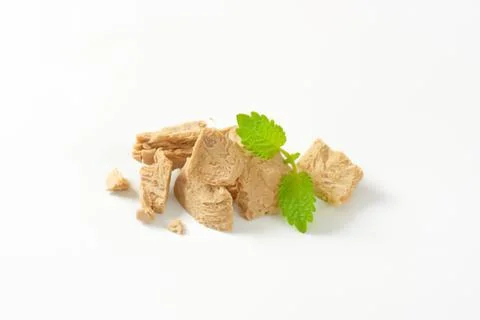 Dried ginger root with fresh mint leaf Stock Photos