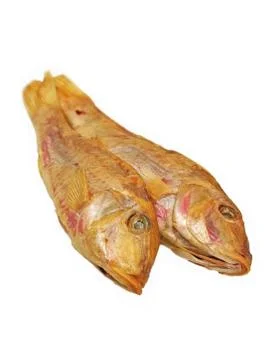 Dried goatfish.isolated. Stock Photos