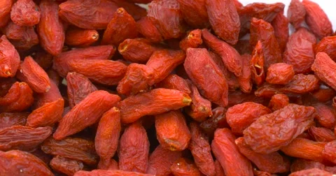 Dried Goji Berries Stock Footage 66523395