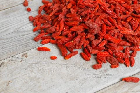 Dried goji berries Stock Photos