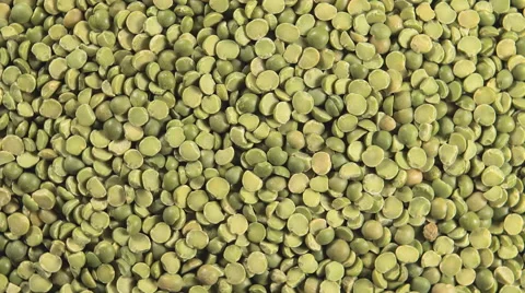 Dried green peas (Rotation) Vídeo Stock 65373879
