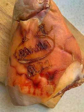 Dried ham Stock Photos