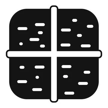 Dried hay stack icon simple vector. Farm food Stockillustratie