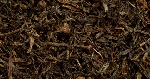 Dried Jimbu herb background texture. Close-up. Stock Footage 300952032