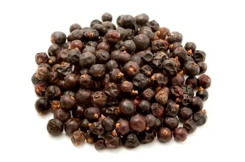 Dried juniper berries Stock Photos