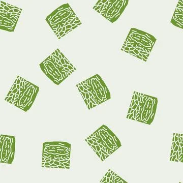 Dried landscape dirty water source glyph seamless pattern イラスト素材