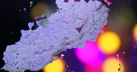 Dried layer of a Rice Porridge Stock Footage 248636261