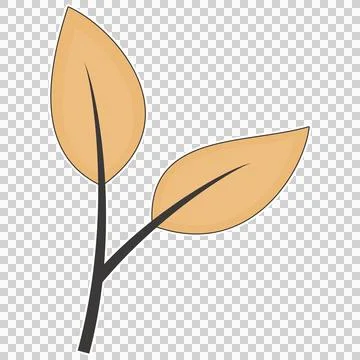 Dried leaves 스톡 일러스트