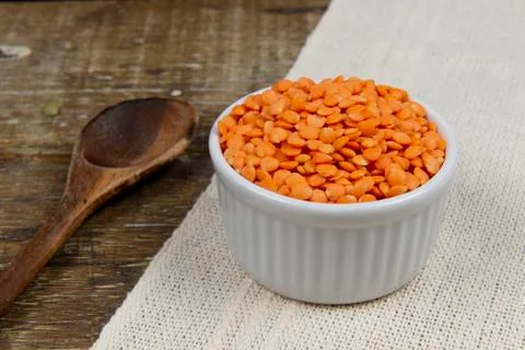 Dried lentil Foto stock