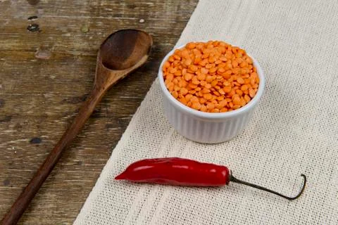 Dried lentil Stock-Fotos