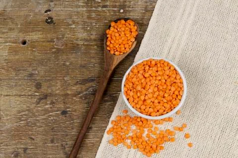 Dried lentil Stock-Fotos