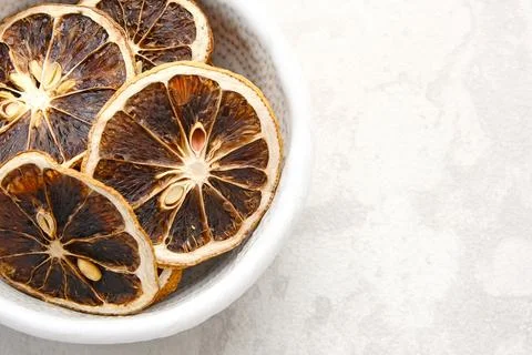 Dried lime fruit slices Stock Photos